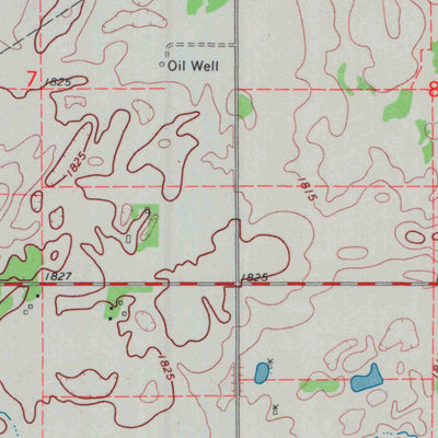 United States Geological Survey Hudson SE, KS (1971, 24000-Scale) digital map