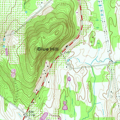 United States Geological Survey Hudson South, NY (1980, 24000-Scale) digital map