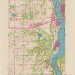 United States Geological Survey Hudson, WI-MN (1967, 24000-Scale) digital map
