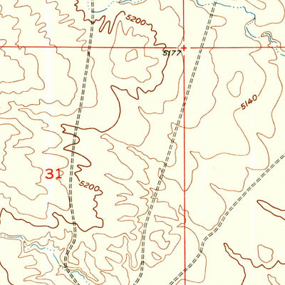 United States Geological Survey Hudson, WY (1952, 24000-Scale) digital map