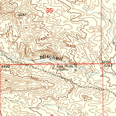 United States Geological Survey Hudson, WY (1952, 24000-Scale) digital map
