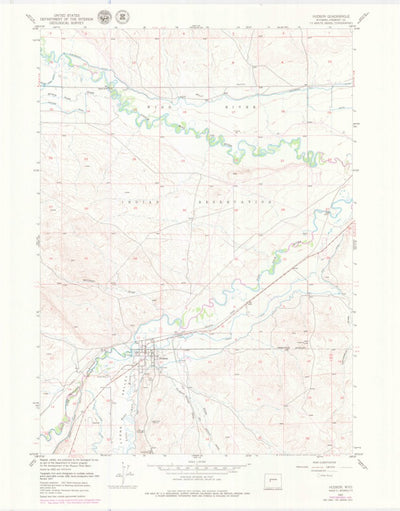 United States Geological Survey Hudson, WY (1957, 24000-Scale) digital map