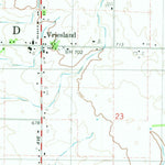 United States Geological Survey Hudsonville West, MI (1980, 24000-Scale) digital map