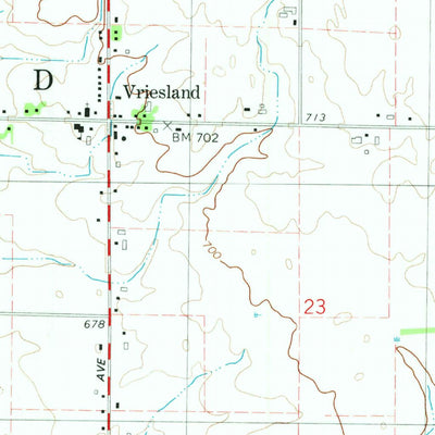 United States Geological Survey Hudsonville West, MI (1980, 24000-Scale) digital map