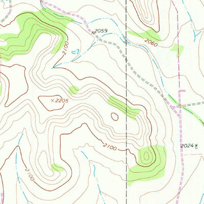 United States Geological Survey Hudspeth Draw, TX (1967, 24000-Scale) digital map