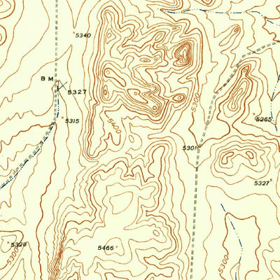 United States Geological Survey Hueco Mountains, TX (1941, 62500-Scale) digital map