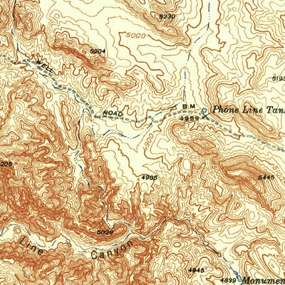 United States Geological Survey Hueco Mountains, TX (1941, 62500-Scale) digital map