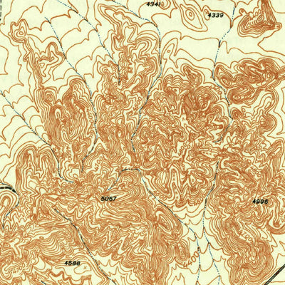 United States Geological Survey Hueco Tanks, TX (1944, 62500-Scale) digital map