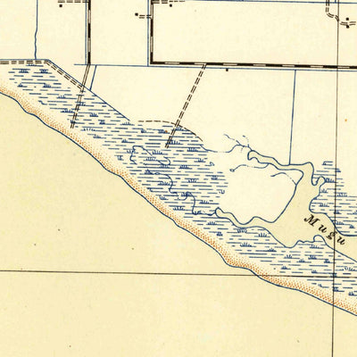 United States Geological Survey Hueneme, CA (1943, 62500-Scale) digital map