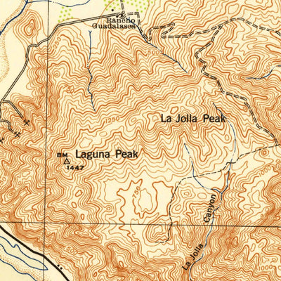 United States Geological Survey Hueneme, CA (1943, 62500-Scale) digital map
