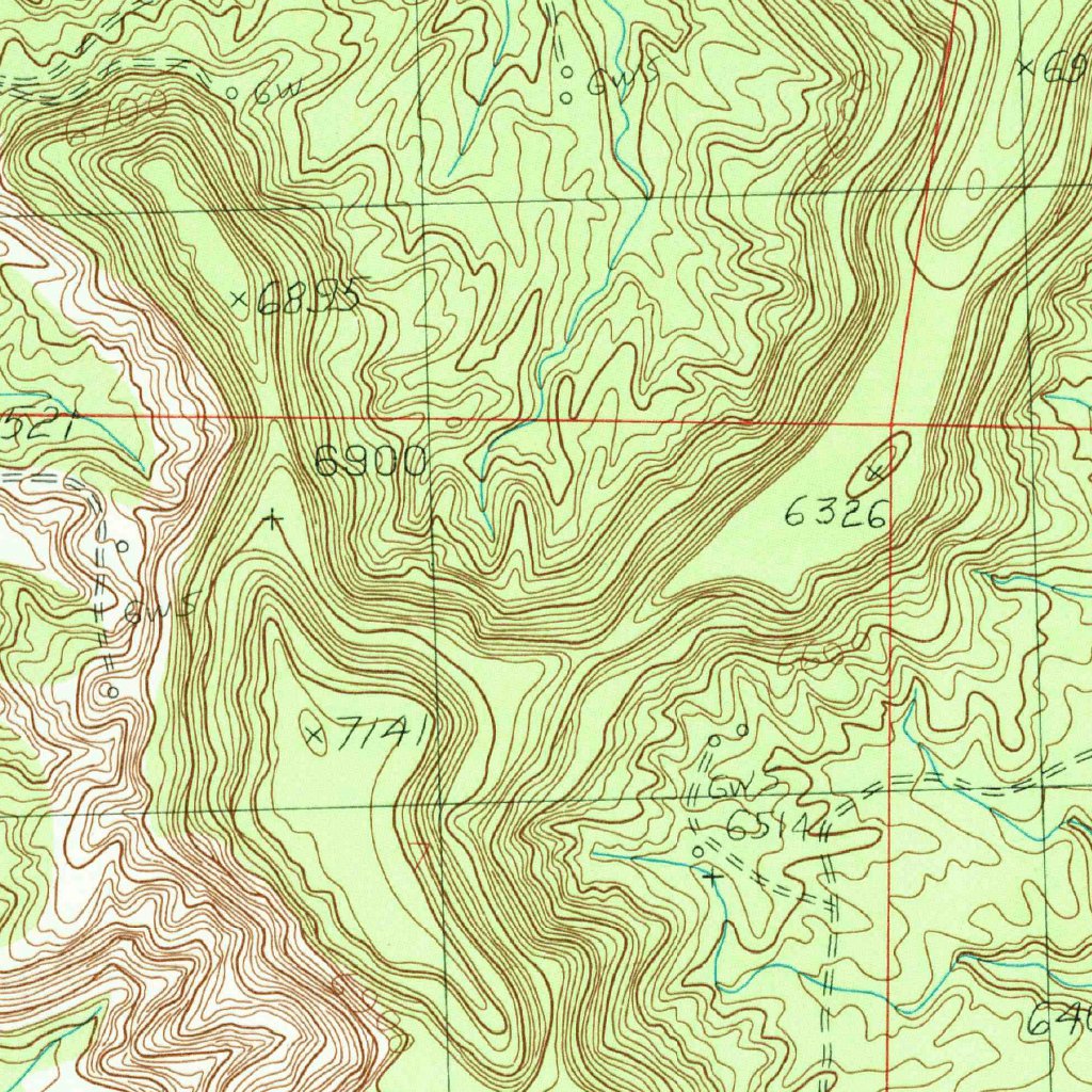 Huerfanito Peak, NM (1985, 24000-Scale) Map by United States Geological ...