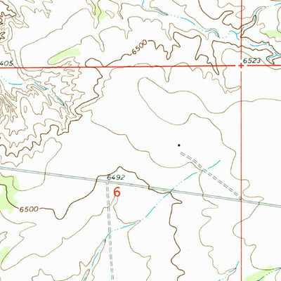 United States Geological Survey Huerfano Trading Post NW, NM (1966, 24000-Scale) digital map