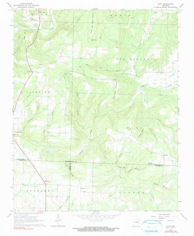United States Geological Survey Huff, AR (1965, 24000-Scale) digital map