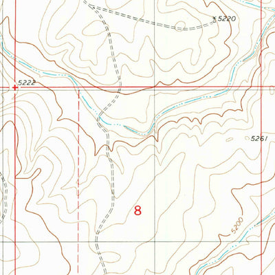 United States Geological Survey Huff Hill, NM (1981, 24000-Scale) digital map