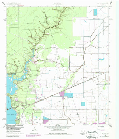 United States Geological Survey Huffman, TX (1960, 24000-Scale) digital map