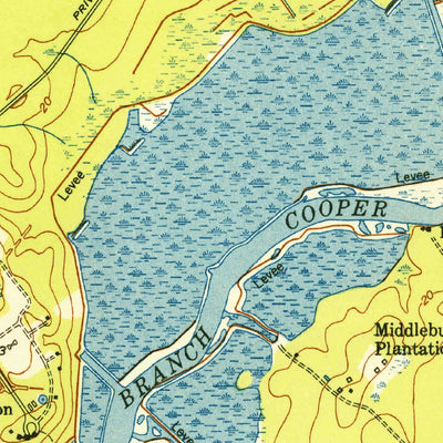 United States Geological Survey Huger, SC (1950, 24000-Scale) digital map