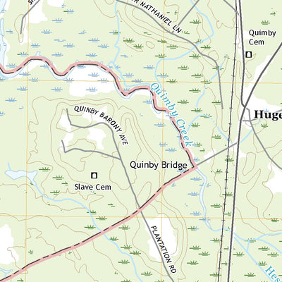 United States Geological Survey Huger, SC (2020, 24000-Scale) digital map