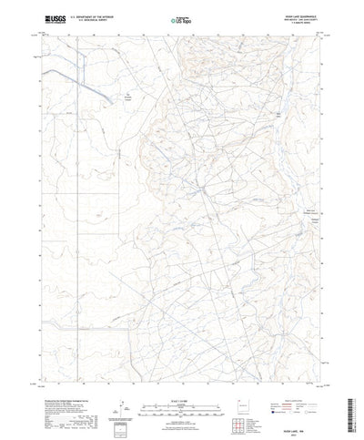 United States Geological Survey Hugh Lake, NM (2023, 24000-Scale) digital map