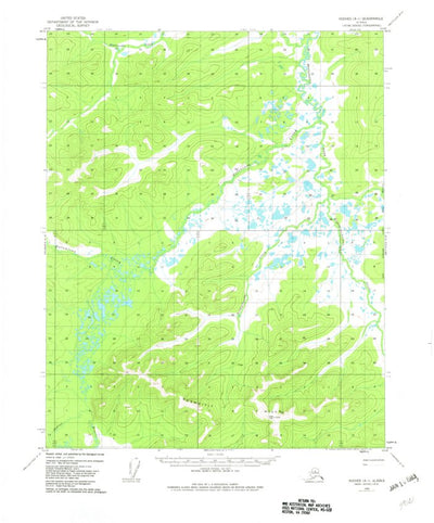 United States Geological Survey Hughes A-1, AK (1955, 63360-Scale) digital map