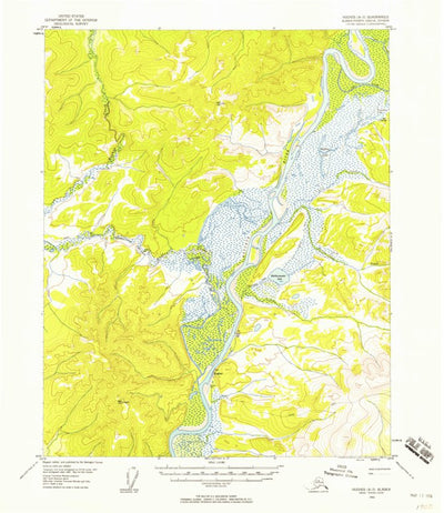 United States Geological Survey Hughes A-3, AK (1955, 63360-Scale) digital map
