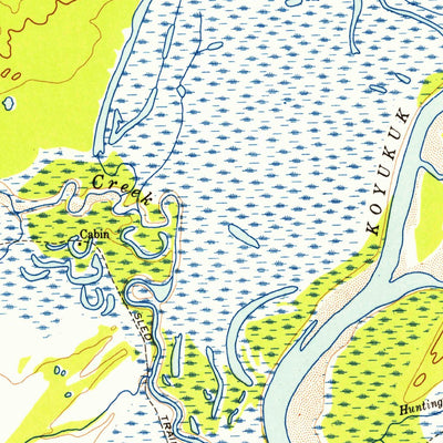 United States Geological Survey Hughes A-3, AK (1955, 63360-Scale) digital map
