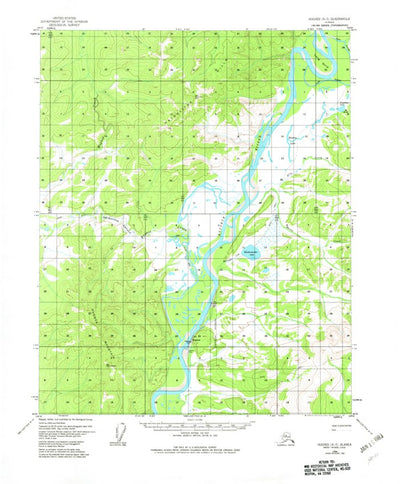 United States Geological Survey Hughes A-3, AK (1956, 63360-Scale) digital map
