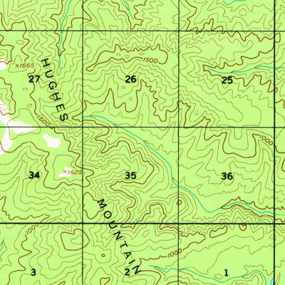 United States Geological Survey Hughes A-3, AK (1956, 63360-Scale) digital map