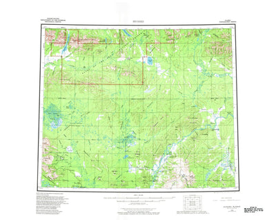 United States Geological Survey Hughes, AK (1956, 250000-Scale) digital map