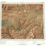 United States Geological Survey Hughes, AK (1965, 250000-Scale) digital map