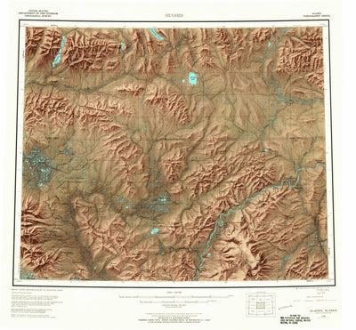 United States Geological Survey Hughes, AK (1965, 250000-Scale) digital map