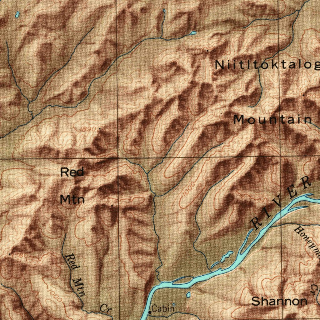 Hughes Map Hughes, AK (1965, 250000-Scale) Map by United States Geological Survey ...