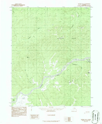 United States Geological Survey Hughes B-2, AK (1986, 63360-Scale) digital map