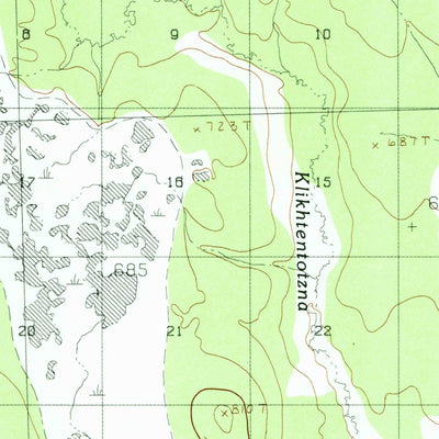 United States Geological Survey Hughes C-4, AK (1986, 63360-Scale) digital map