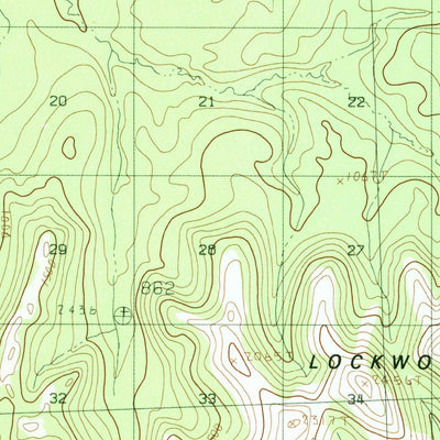 United States Geological Survey Hughes C-5, AK (1986, 63360-Scale) digital map