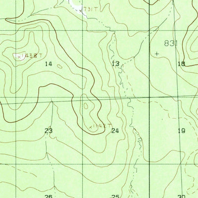 United States Geological Survey Hughes C-6, AK (1986, 63360-Scale) digital map