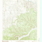 United States Geological Survey Hughes Canyon, TX (1985, 24000-Scale) digital map