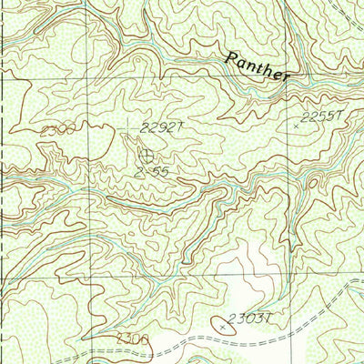 United States Geological Survey Hughes Canyon, TX (1985, 24000-Scale) digital map