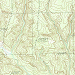 United States Geological Survey Hughes Canyon, TX (1985, 24000-Scale) digital map