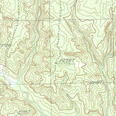 United States Geological Survey Hughes Canyon, TX (1985, 24000-Scale) digital map