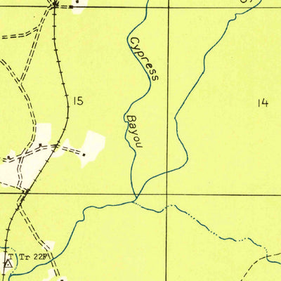 United States Geological Survey Hughes, LA (1950, 31680-Scale) digital map