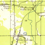 United States Geological Survey Hughes, LA (1950, 31680-Scale) digital map