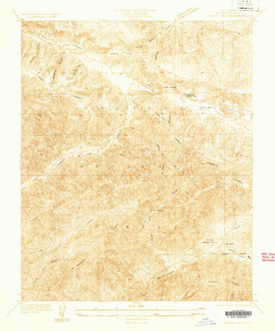 United States Geological Survey Hughes Lake, CA (1932, 24000-Scale) digital map