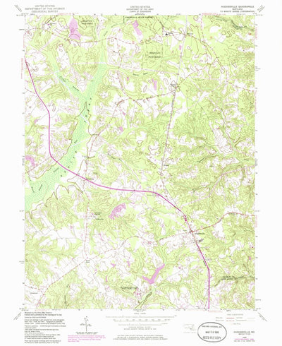 United States Geological Survey Hughesville, MD (1956, 24000-Scale) digital map