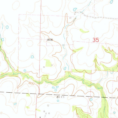 United States Geological Survey Hughesville, MO (1973, 24000-Scale) digital map