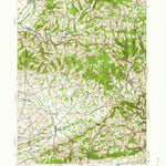 United States Geological Survey Hughesville, PA (1953, 62500-Scale) digital map