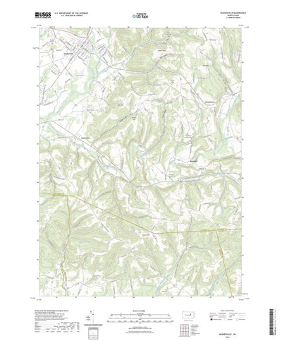 United States Geological Survey Hughesville, PA (2023, 24000-Scale) digital map