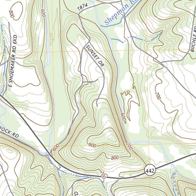 United States Geological Survey Hughesville, PA (2023, 24000-Scale) digital map