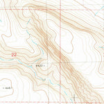 United States Geological Survey Hughet Spring, OR (1980, 24000-Scale) digital map