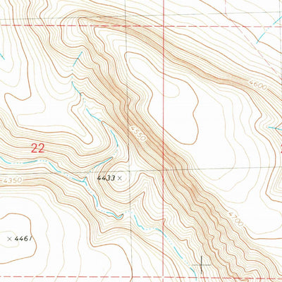 United States Geological Survey Hughet Spring, OR (1980, 24000-Scale) digital map