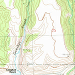 United States Geological Survey Hughet Valley, OR (1990, 24000-Scale) digital map